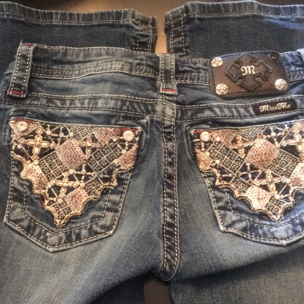 Girls’ Miss Me bootcut jeans